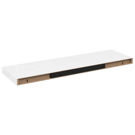 Vidaxl wandschappen zwevend 4 st 80x23,5x3,8 cm mdf hoogglans wit