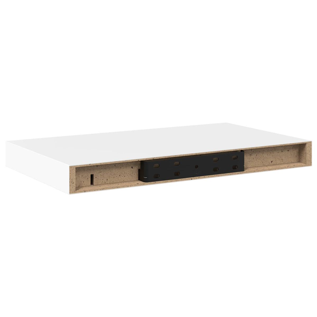 Vidaxl wandschap zwevend 40x23,5x3,8 cm mdf wit