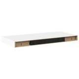 Vidaxl wandschappen zwevend 2 st 50x23,5x3,8 cm mdf wit