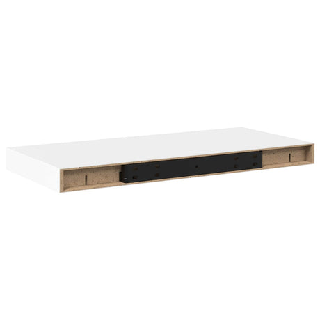 Vidaxl wandschappen zwevend 4 st 50x23,5x3,8 cm mdf wit