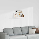 Vidaxl wandschap zwevend 80x23,5x3,8 cm mdf wit