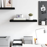Vidaxl wandschap zwevend 60x23,5x3,8 cm mdf zwart
