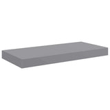 Vidaxl wandschap zwevend 50x23x3,8 cm mdf grijs