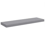 Vidaxl wandschap zwevend 80x23,5x3,8 cm mdf grijs
