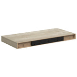 Vidaxl wandschap zwevend 50x23,5x3,8 cm mdf eikenkleurig