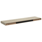 Vidaxl wandschap zwevend 90x23,5x3,8 cm mdf eikenkleurig