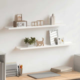 Vidaxl fotoplanken 2 st 80x9x3 cm mdf wit