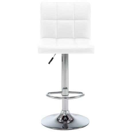Vidaxl barstoelen 2 st kunstleer wit