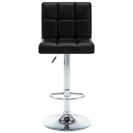 Vidaxl barstoelen 2 st kunstleer zwart