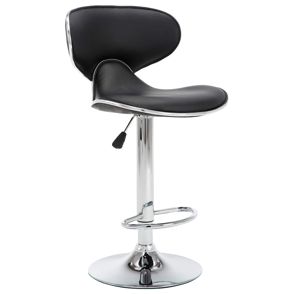 Vidaxl barstoelen 2 st kunstleer zwart