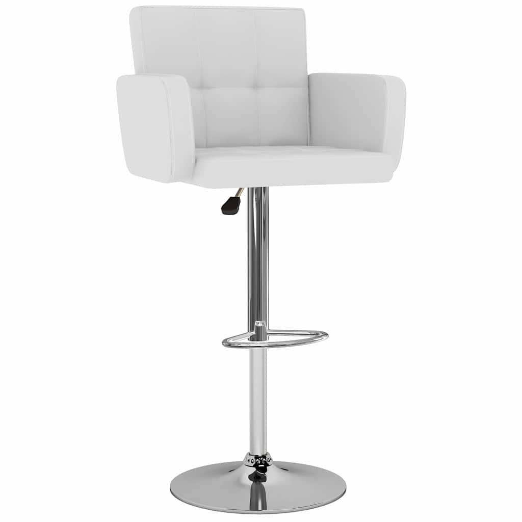 Vidaxl barstoelen 2 st kunstleer wit