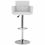 Vidaxl barstoelen 2 st kunstleer wit