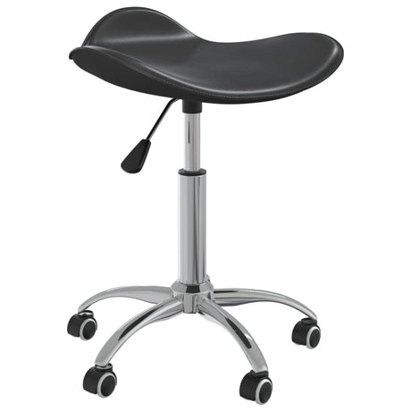 VidaXL Salonhocker schwarzes Kunstleder