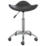 VidaXL Salonhocker schwarzes Kunstleder