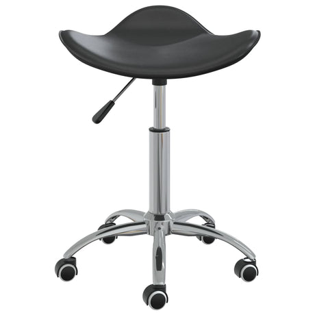 VidaXL Salonhocker schwarzes Kunstleder