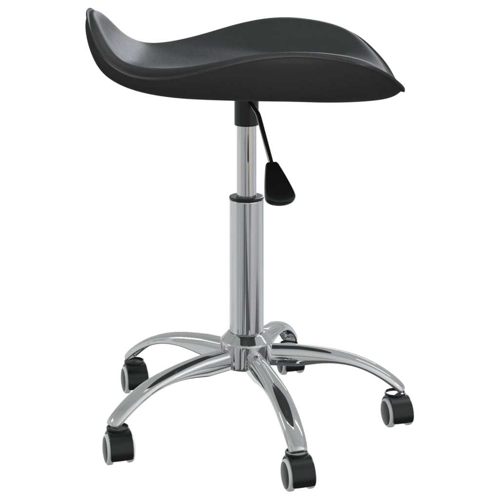 VidaXL Salonhocker schwarzes Kunstleder