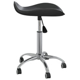 VidaXL Salonhocker schwarzes Kunstleder
