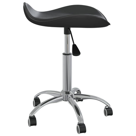 VidaXL Salonhocker schwarzes Kunstleder