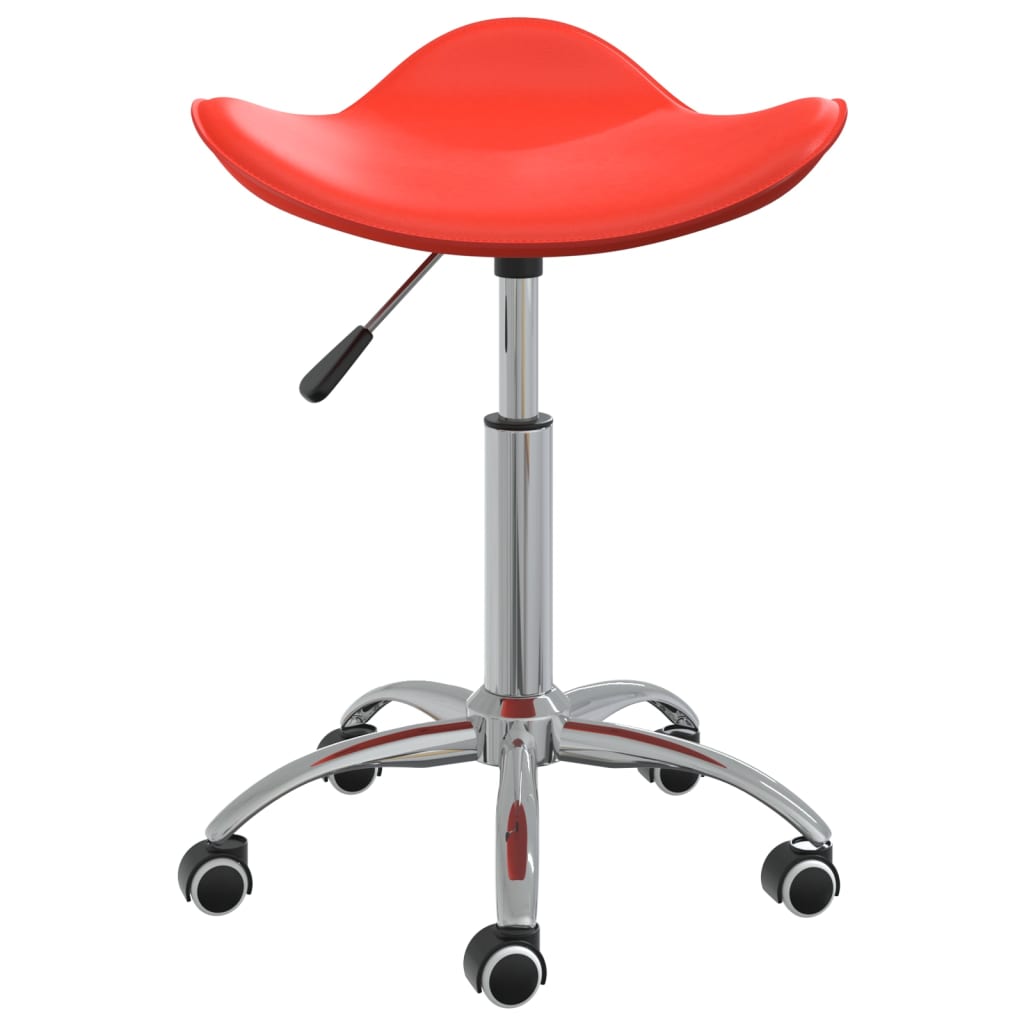VidaXL Salonhocker Kunstleder rot