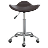 VidaXL Salonhocker Kunstleder braun