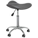 VidaXL Salonhocker Kunstleder grau