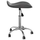 VidaXL Salonhocker Kunstleder grau