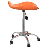 Vidaxl salonkruk kunstleer oranje