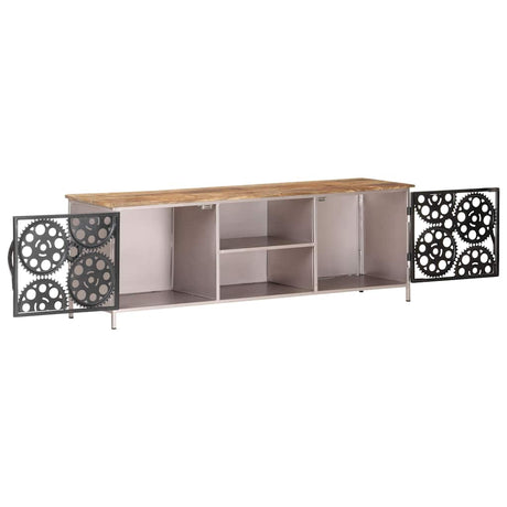 Vidaxl tv-meubel 120x30x40 cm ruw mangohout