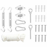 Vidaxl 9-teiliges Markisenzubehör Set Edelstahl