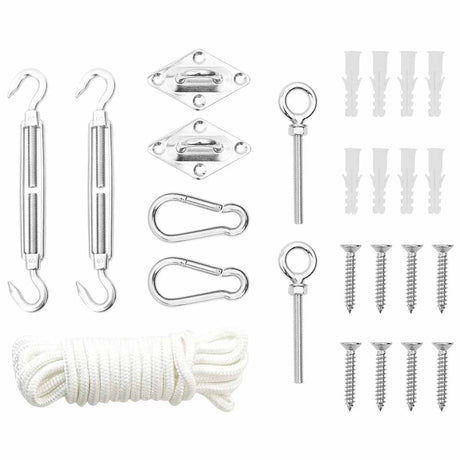 Vidaxl 9-teiliges Markisenzubehör Set Edelstahl