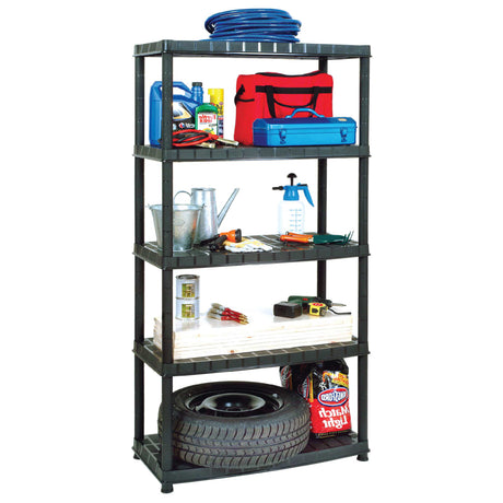 VIDAXL-LAGER RAKE 5-LAYER 91.5X45.7X185 CM KLASTIK SCHLABLICH