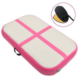 Vidaxl Gymnastics Matte mit Pumpen aufblasbar 60x100x10 cm PVC Pink