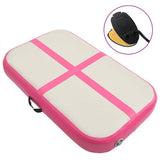 Vidaxl Gymnastics Matte mit Pumpen aufblasbar 60x100x15 cm PVC Pink