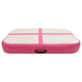 Vidaxl Gymnastics Matte mit Pumpen aufblasbar 60x100x15 cm PVC Pink