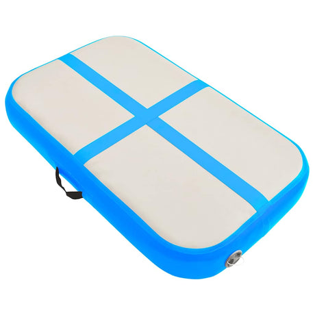 Vidaxl gymnastics mat with pump inflatable 60x100x20 cm PVC blue