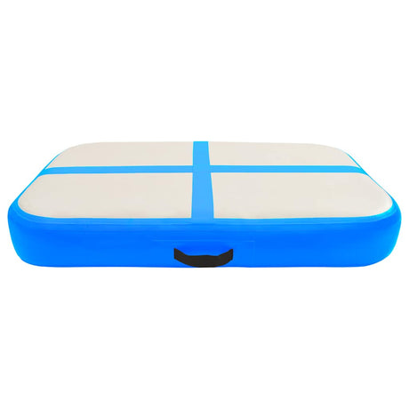 Vidaxl gymnastics mat with pump inflatable 60x100x20 cm PVC blue