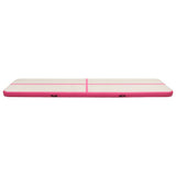 Vidaxl Gymnastics Matte mit Pumpen aufblasbar 600x100x15 cm PVC Pink