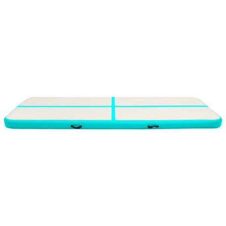 Vidaxl Gymnastics Matte mit aufblasbarer Pumpe 300x100x20 cm PVC Grün