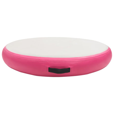 Vidaxl Gymnastics Matte mit Pumpen aufblasbar 100x100x15 cm PVC Pink