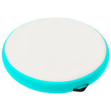 VidaXL Gymnastikmatte mit Pumpe aufblasbar 100x100x20 cm PVC Grün