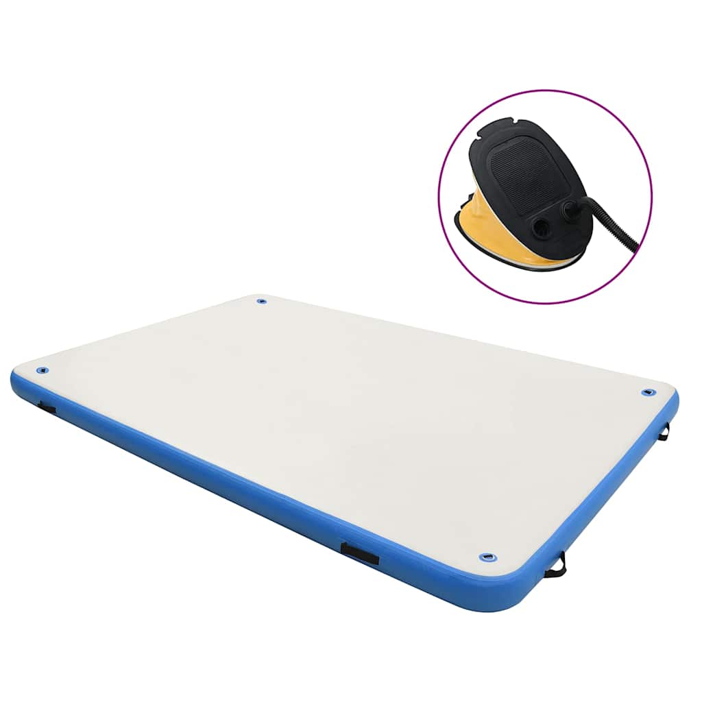 Vidaxl leicht aufblasbar 300x200x15 cm blau und weiß