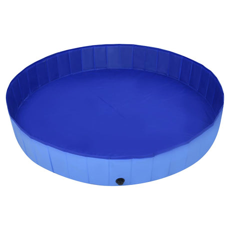 Vidaxl Dog Swimmingpool zusammenklappbar 300 x 40 cm PVC Blau