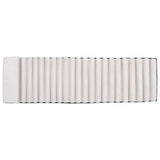 Vidaxl Lounger Kissen Wildleder Creme gefärbt