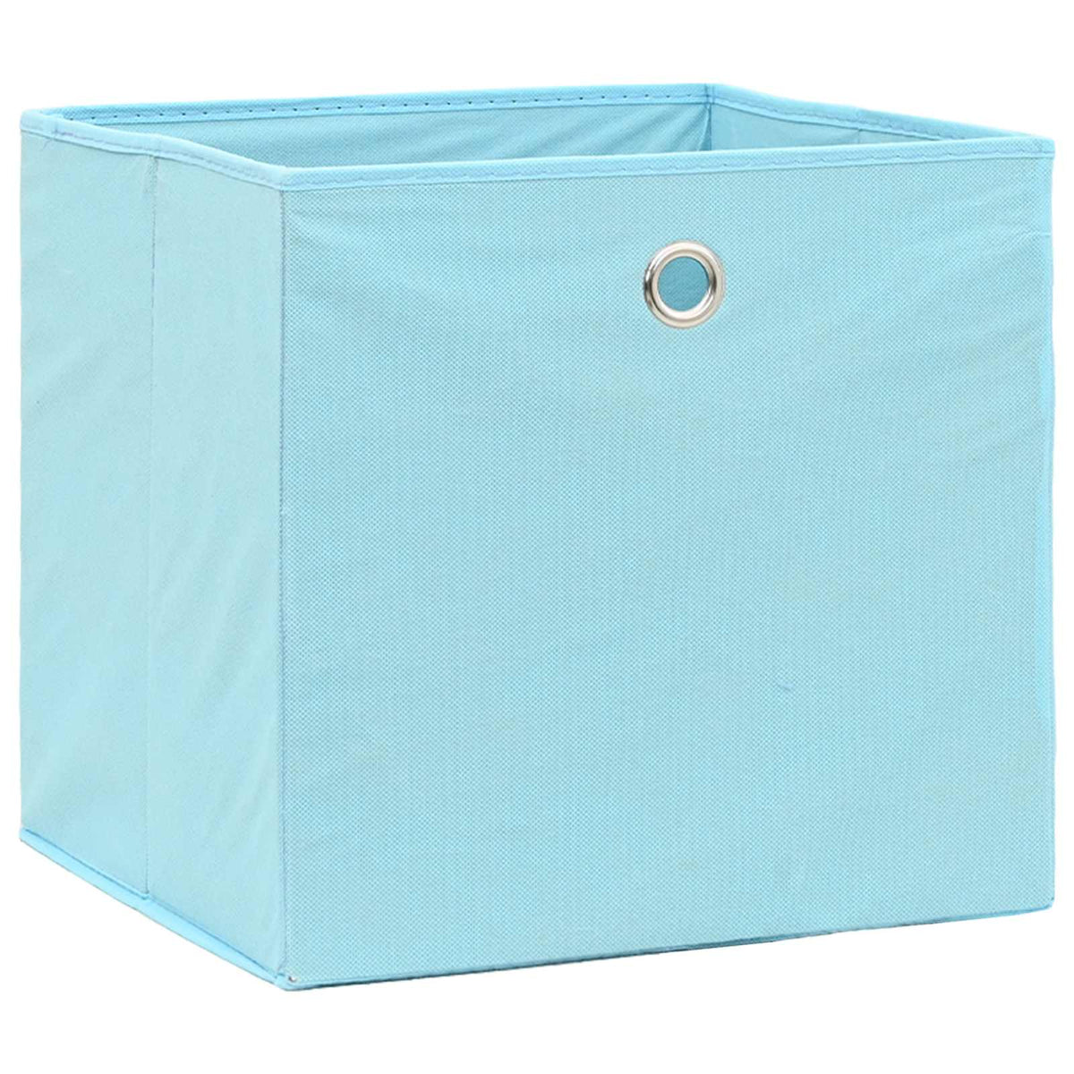 VIDAXL -Speicherboxen 4 PCs 28x28x28 cm Nicht -verwobenes Stoff Baby Blau