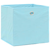 VIDAXL -Speicherboxen 4 PCs 28x28x28 cm Nicht -verwobenes Stoff Baby Blau