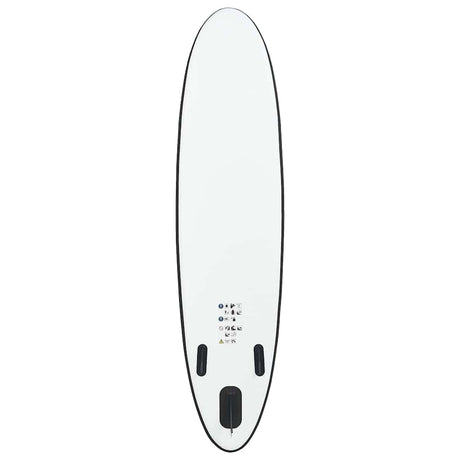 Vidaxl Stand Up Paddleboard Set aufblasbar schwarz und weiß
