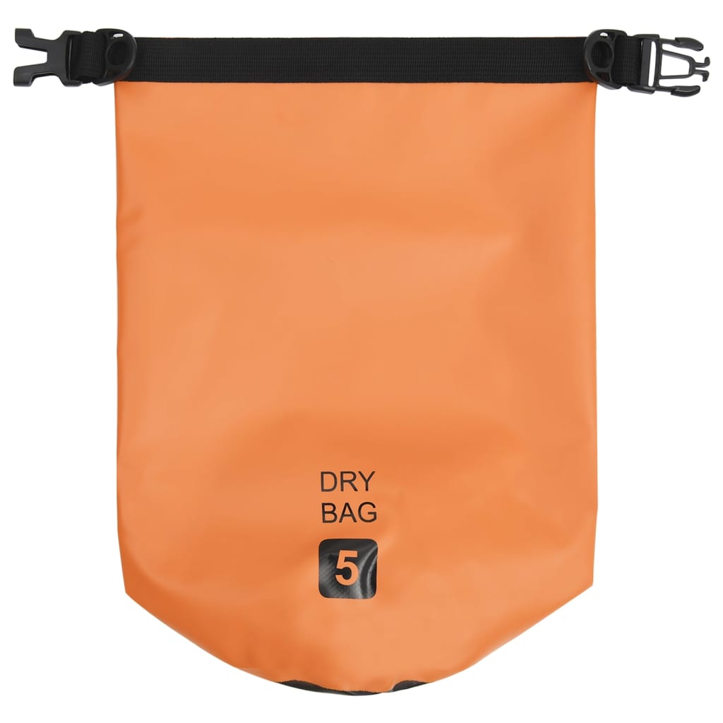 Vidaxl Drybag 5 l PVC Orange