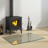 Vidaxx Glasplattenkamin rechteckig 80x60 cm