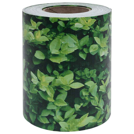 Vidaxl Garden Screen 70x0,19 M PVC Grün