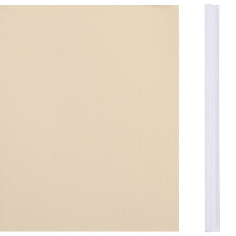 Vidaxl Garden Screens 4 ST 35x0,19 M PVC Cream -Colored